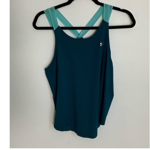 Under Armour 2 tone green tank‎ - Picture 1 of 4